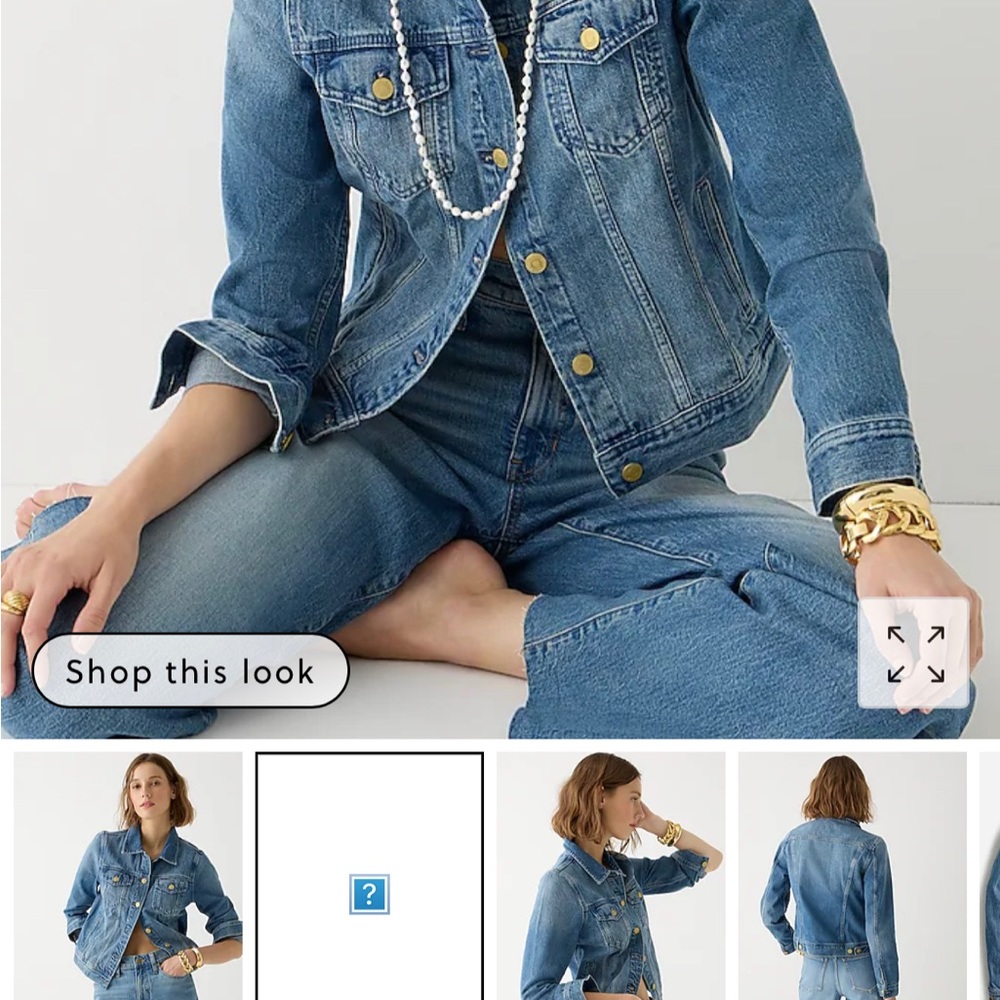 NWOT J. CREW | Denim Jacket🚌 back to school special!